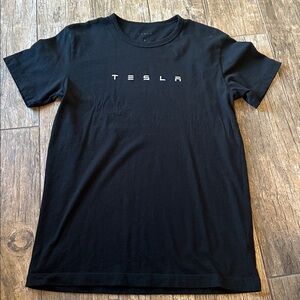 Tesla Black short Sleeve Tee Shirt Mens Size Small